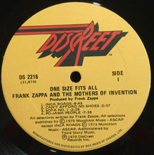 Carica l'immagine nel visualizzatore di Gallery, Frank Zappa And The Mothers Of Invention* : One Size Fits All (LP, Album, Don)
