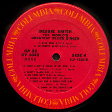 Carica l'immagine nel visualizzatore di Gallery, Bessie Smith : The World's Greatest Blues Singer (2xLP, Comp, Mono, Ter)