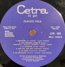 Carica l'immagine nel visualizzatore di Gallery, Claudio Villa : Claudio Villa (LP)