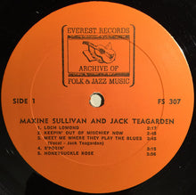 Carica l'immagine nel visualizzatore di Gallery, Maxine Sullivan And Jack Teagarden : Maxine Sullivan And Jack Teagarden (LP)