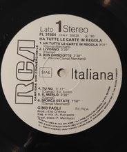 Carica l'immagine nel visualizzatore di Gallery, Gino Paoli : Ha Tutte Le Carte In Regola (LP, Album, Promo, Gat)