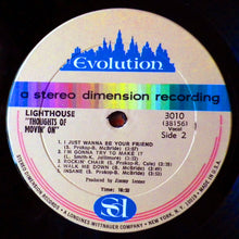 Carica l'immagine nel visualizzatore di Gallery, Lighthouse (2) : Thoughts Of Movin' On (LP, Album, Son)