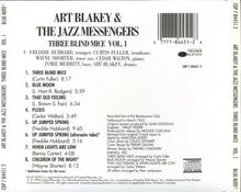 Carica l'immagine nel visualizzatore di Gallery, Art Blakey & The Jazz Messengers : 3 Blind Mice Volume 1 (CD, Album, RE)