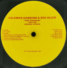 Carica l'immagine nel visualizzatore di Gallery, Coleman Hawkins & Henry "Red" Allen : Volume One "Warhorses" (LP, Album)