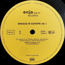Carica l'immagine nel visualizzatore di Gallery, The Charles Mingus Quintet : Mingus In Europe Volume I (LP, Album)