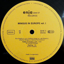 Carica l'immagine nel visualizzatore di Gallery, The Charles Mingus Quintet : Mingus In Europe Volume I (LP, Album)