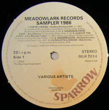 Carica l'immagine nel visualizzatore di Gallery, Various : Meadowlark Records Sampler 1986 (LP, Comp, Smplr)