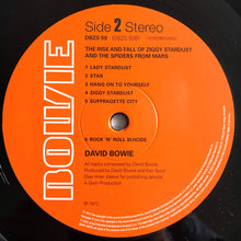 Carica l'immagine nel visualizzatore di Gallery, David Bowie : The Rise And Fall Of Ziggy Stardust And The Spiders From Mars (LP, Album, RE, RM, Hal)