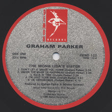 Carica l'immagine nel visualizzatore di Gallery, Graham Parker : The Mona Lisa's Sister (LP, Album)