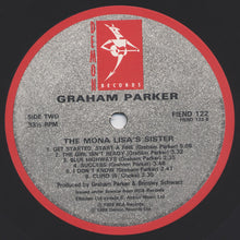 Carica l'immagine nel visualizzatore di Gallery, Graham Parker : The Mona Lisa's Sister (LP, Album)