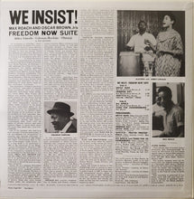 Carica l'immagine nel visualizzatore di Gallery, Max Roach : We Insist! Max Roach's Freedom Now Suite (LP, Album, RE, RM)