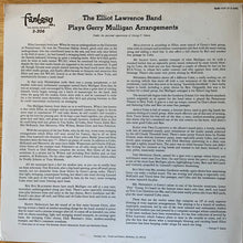 Carica l'immagine nel visualizzatore di Gallery, The Elliot Lawrence Band : Plays Gerry Mulligan Arrangements (LP, Album, RE)