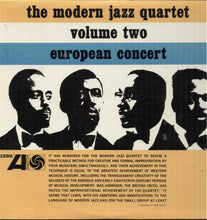 Carica l'immagine nel visualizzatore di Gallery, The Modern Jazz Quartet : European Concert Volume Two (LP, Album, Mono)