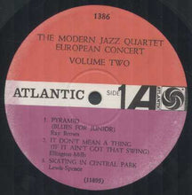 Carica l'immagine nel visualizzatore di Gallery, The Modern Jazz Quartet : European Concert Volume Two (LP, Album, Mono)