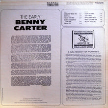 Carica l'immagine nel visualizzatore di Gallery, Benny Carter : The Early Benny Carter (LP, Comp)