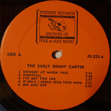 Carica l'immagine nel visualizzatore di Gallery, Benny Carter : The Early Benny Carter (LP, Comp)