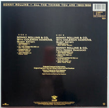 Carica l'immagine nel visualizzatore di Gallery, Sonny Rollins With Coleman Hawkins . Herbie Hancock : All The Things You Are (1963-1964) (LP, Comp, RM)