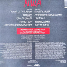 Carica l'immagine nel visualizzatore di Gallery, N.W.A* : Straight Outta Compton (LP, Album, RE, RP)