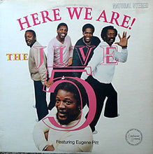 Carica l'immagine nel visualizzatore di Gallery, The Jive Five Featuring Eugene Pitt : Here We Are! (LP, Album)