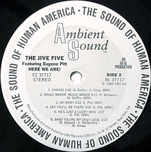 Carica l'immagine nel visualizzatore di Gallery, The Jive Five Featuring Eugene Pitt : Here We Are! (LP, Album)