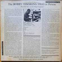 Carica l'immagine nel visualizzatore di Gallery, The Bobby Timmons Trio : In Person (LP, Album)