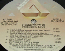 Carica l'immagine nel visualizzatore di Gallery, Dionne Warwick : Friends In Love (LP, Album)