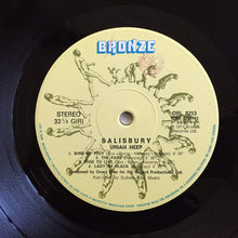 Carica l'immagine nel visualizzatore di Gallery, Uriah Heep : Salisbury (LP, Album, RE)