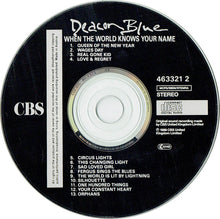 Carica l'immagine nel visualizzatore di Gallery, Deacon Blue : When The World Knows Your Name (CD, Album)