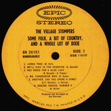 Carica l'immagine nel visualizzatore di Gallery, The Village Stompers : Some Folk, A Bit Of Country And A Whole Lot Of Dixie (LP, Album, Pit)