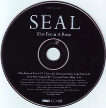 Carica l'immagine nel visualizzatore di Gallery, Seal : Kiss From A Rose (Love Theme From Batman™ Forever) / I'm Alive (Sasha & B.T. Remix) (CD, Single)