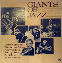 Carica l'immagine nel visualizzatore di Gallery, Dizzy Gillespie, Thelonious Monk, Kai Winding, Sonny Stitt, Art Blakey, Al McKibbon : Giants Of Jazz (LP, Album, Promo)