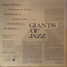Carica l'immagine nel visualizzatore di Gallery, Dizzy Gillespie, Thelonious Monk, Kai Winding, Sonny Stitt, Art Blakey, Al McKibbon : Giants Of Jazz (LP, Album, Promo)