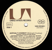 Carica l'immagine nel visualizzatore di Gallery, Various : Asphalt Cowboy (Original Motion Picture Score) (LP, Album, Bro)