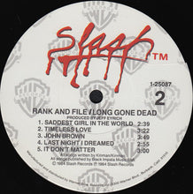 Carica l'immagine nel visualizzatore di Gallery, Rank & File : Long Gone Dead (LP, Album)