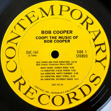 Carica l'immagine nel visualizzatore di Gallery, Bob Cooper : Coop! The Music Of Bob Cooper (LP, Album, RE)