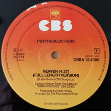Carica l'immagine nel visualizzatore di Gallery, The Psychedelic Furs : Heaven (12", Maxi)