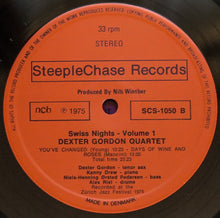 Carica l'immagine nel visualizzatore di Gallery, Dexter Gordon Quartet : Swiss Nights Vol. 1 (LP)