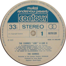 Carica l'immagine nel visualizzatore di Gallery, The Corries : "Live" A Live O (LP, Album)