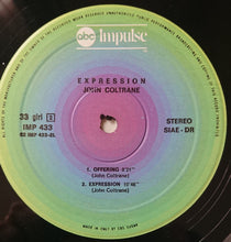 Carica l'immagine nel visualizzatore di Gallery, John Coltrane : Expression (LP, Album, RE)