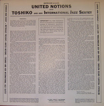 Carica l'immagine nel visualizzatore di Gallery, Toshiko And Her International Jazz Sextet : United Notions (LP, Album, RE)