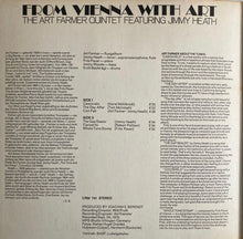 Carica l'immagine nel visualizzatore di Gallery, Art Farmer Quintet Featuring Jimmy Heath : From Vienna With Art (LP, Album, RP)
