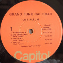 Carica l'immagine nel visualizzatore di Gallery, Grand Funk Railroad : Live Album (2xLP, Album, RE, Win)