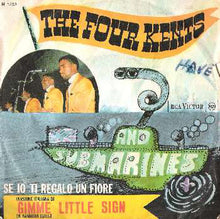 Carica l'immagine nel visualizzatore di Gallery, The Four Kents And The Submarines (3) : Se Io Ti Regalo Un Fiore (7")