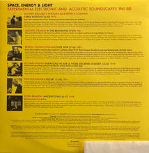 Carica l'immagine nel visualizzatore di Gallery, Various : Space, Energy & Light (Experimental Electronic And Acoustic Soundscapes 1961-88) (3xLP, Comp, Ltd, RE, S/Edition, Yel)