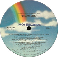 Carica l'immagine nel visualizzatore di Gallery, Various : Miami Vice (Music From The Television Series "Miami Vice") (LP, Comp, Pin)