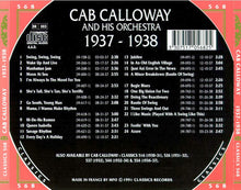 Carica l'immagine nel visualizzatore di Gallery, Cab Calloway And His Orchestra : 1937-1938 (CD, Comp)