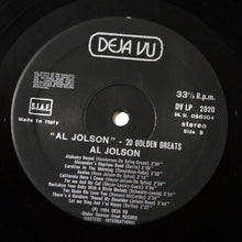 Carica l'immagine nel visualizzatore di Gallery, Al Jolson : The Al Jolson Collection - 20 Golden Greats (LP, Comp)