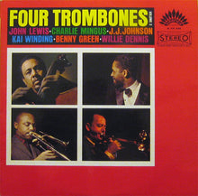 Carica l'immagine nel visualizzatore di Gallery, The Four Trombones - John Lewis (2) / Charles Mingus / J.J. Johnson / Kai Winding / Bennie Green / Willie Dennis : Four Trombones, Volume 2 (LP, Album, RE)