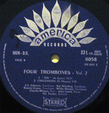 Carica l'immagine nel visualizzatore di Gallery, The Four Trombones - John Lewis (2) / Charles Mingus / J.J. Johnson / Kai Winding / Bennie Green / Willie Dennis : Four Trombones, Volume 2 (LP, Album, RE)