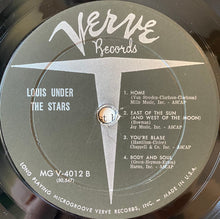 Carica l'immagine nel visualizzatore di Gallery, Louis Armstrong : Under The Stars (LP, Album, Mono)